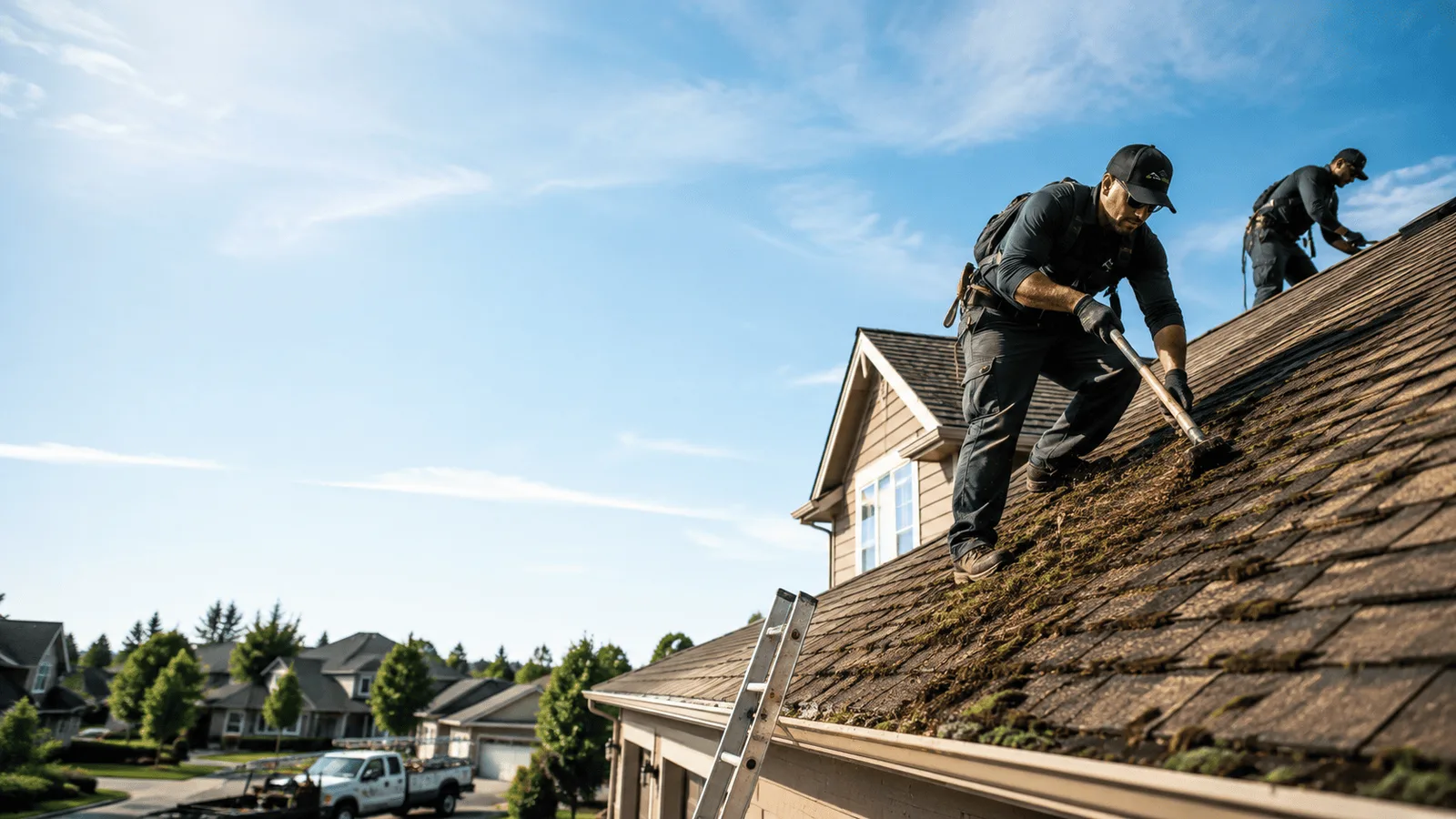 Roof Moss Removal in Aztec, NM near me